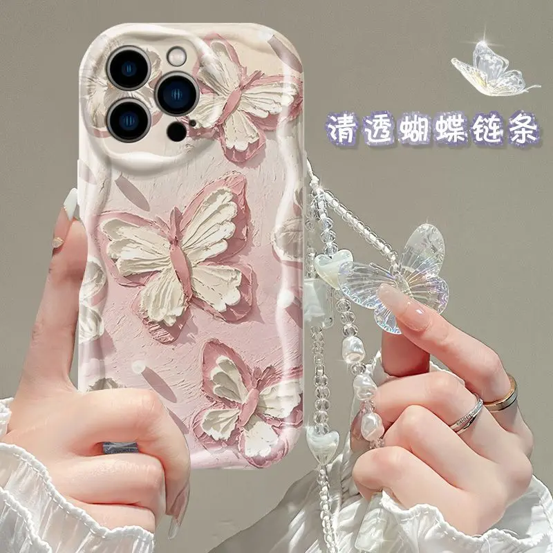 Realme C67 - Etui z łańcuszkiem na nadgarstek z