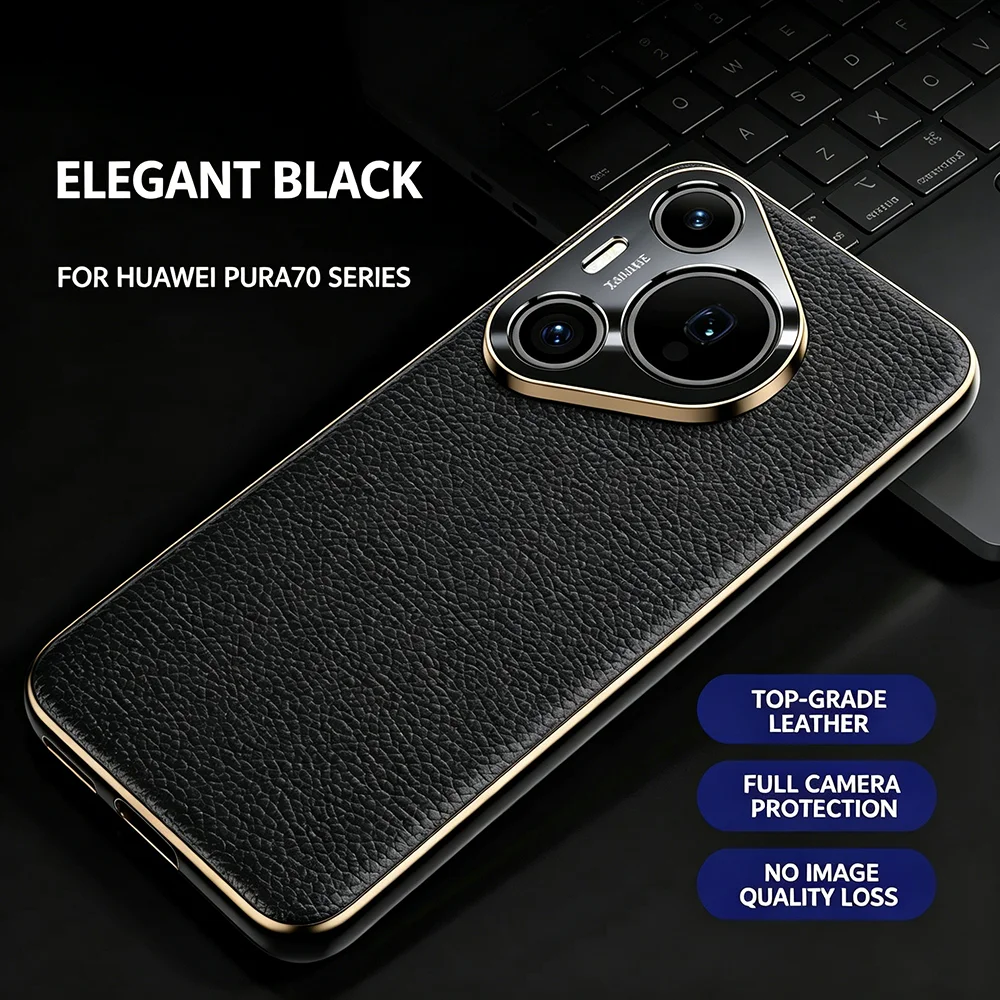 Huawei Mate 60 - HANNUO Etui na telefon z prawdziwej