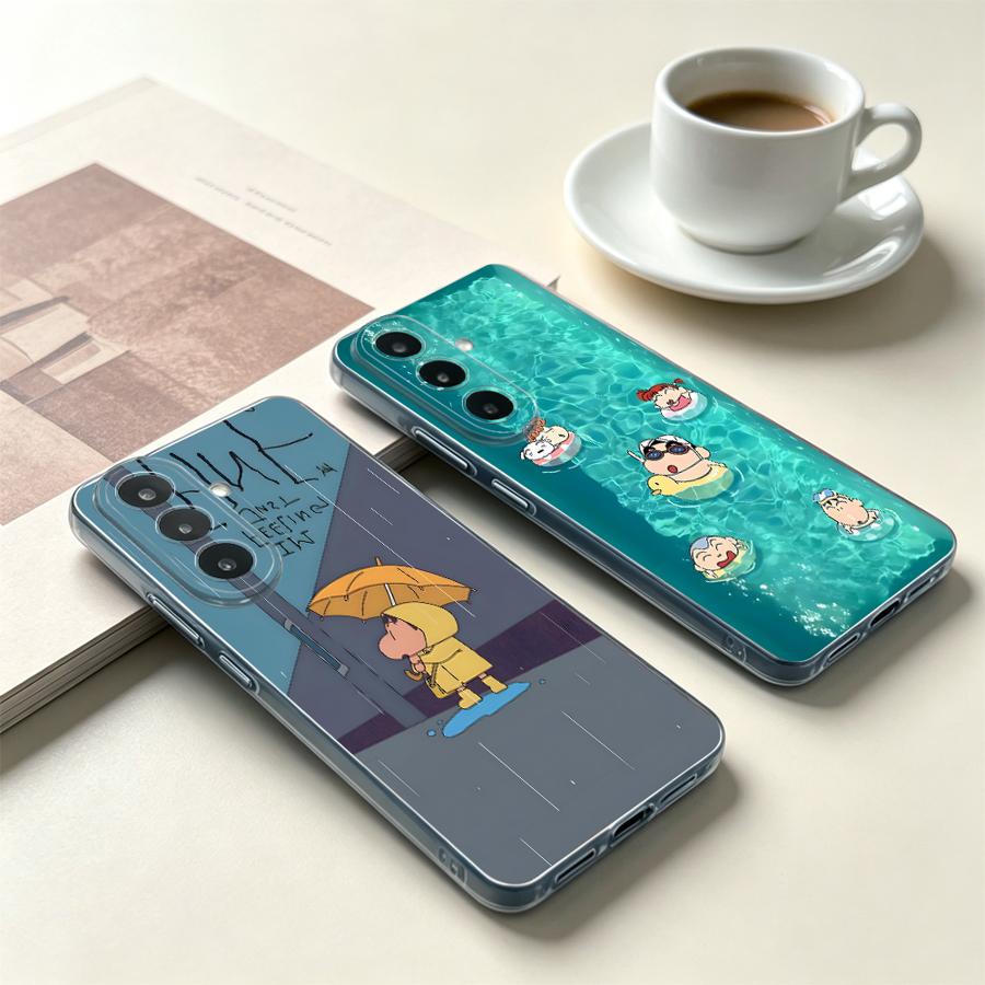 Samsung Galaxy A55 - Żółty Pokrowiec/Etui na Telefon z Motywem