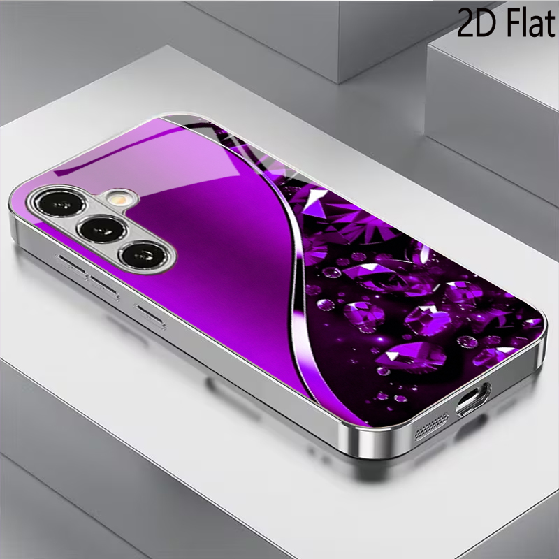 Fioletowe tło z kamieniami szl – Samsung Galaxy A55 recenzja i cena